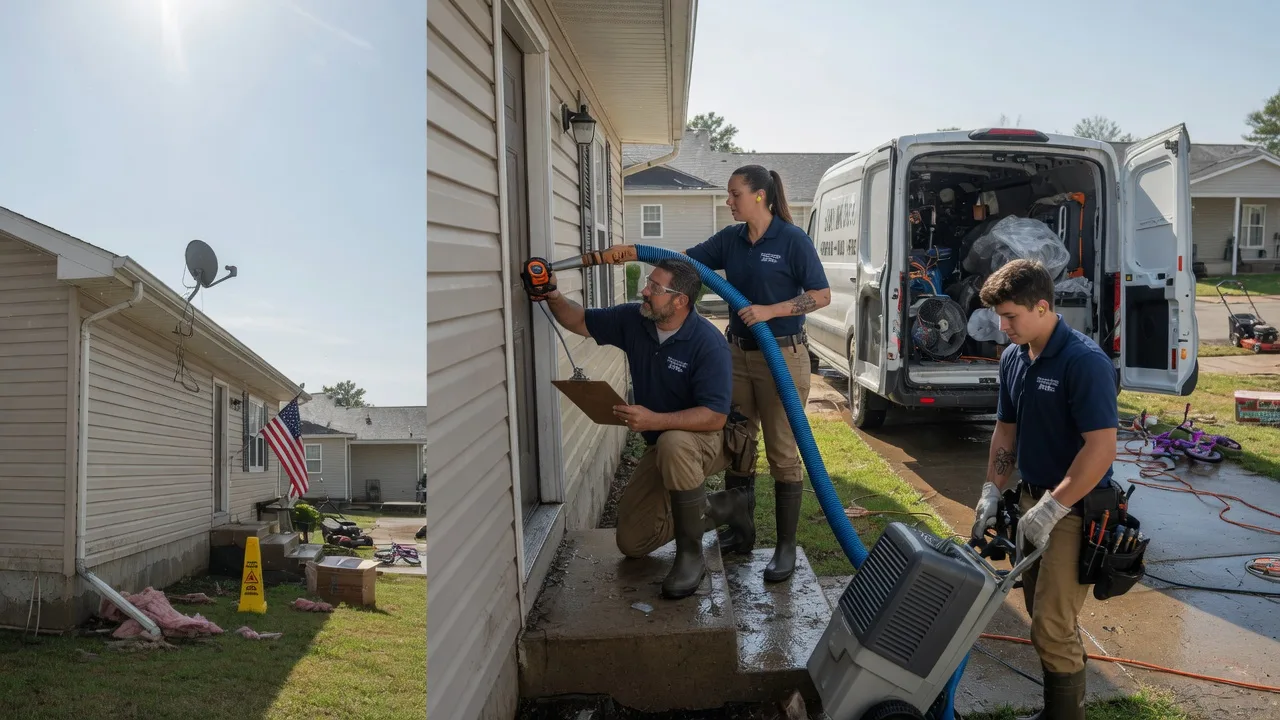 Ceiling Water Damage Restoration in Thawville, IL near me